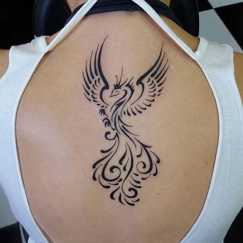 tatuaje tattoo espalda back fÃ©nix phoenix piel body